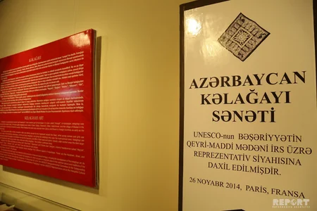 Azərbaycanın kəlağayı sənətinə dair yeni çap olunan kitabın təqdimatı keçirilib