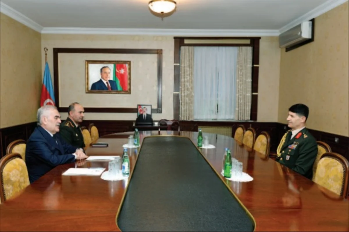 Vasif Talıbov Türkiyə Silahlı Qüvvələrinin Azərbaycandakı hərbi attaşesi ilə görüşüb
