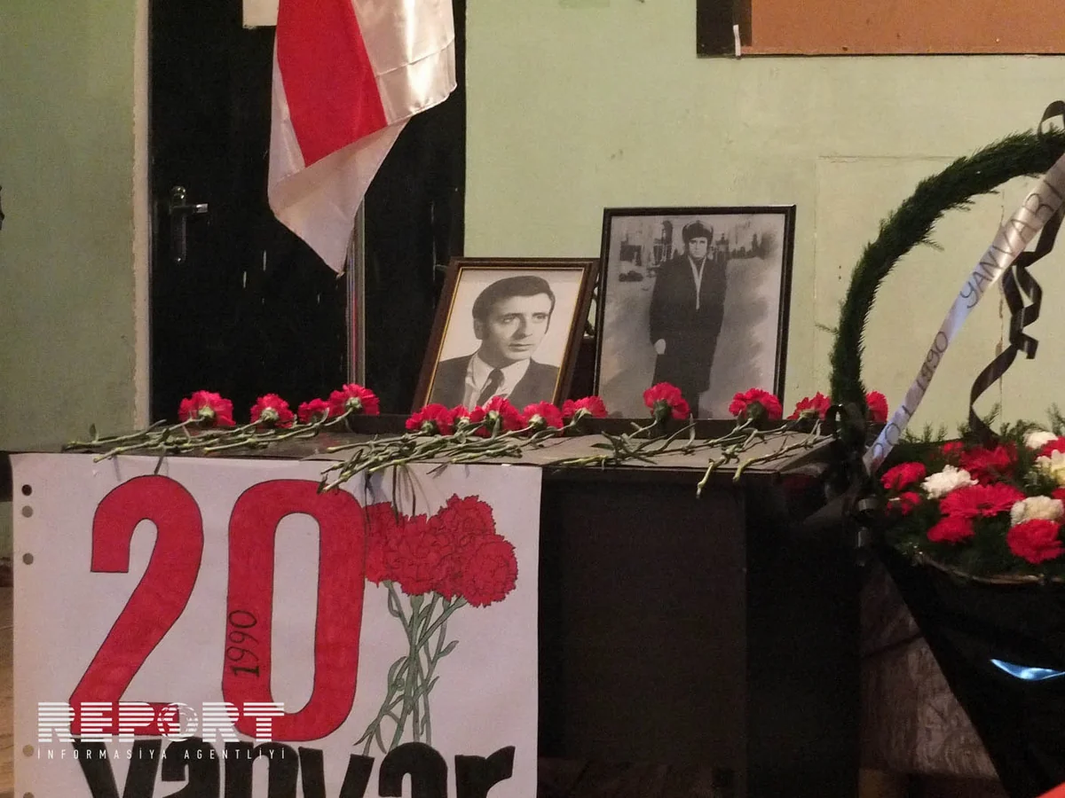 Qardabanidə 20 Yanvar şəhidinin xatirəsi yad edilib - FOTO