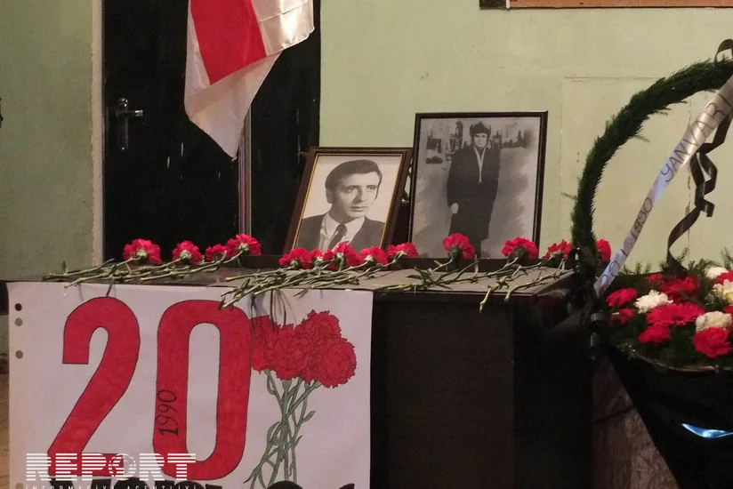 Qardabanidə 20 Yanvar şəhidinin xatirəsi yad edilib - FOTO