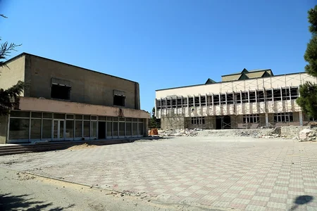 Zakir Hasanov checked major construction work being carried out at Military Lyceum