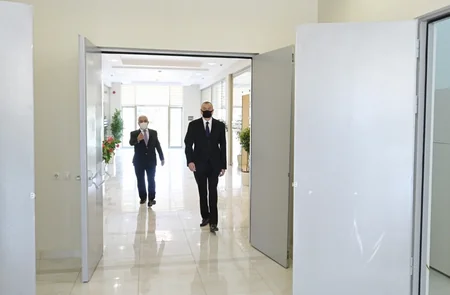 Ilham Aliyev inaugurates newly renovated “8th km” substation