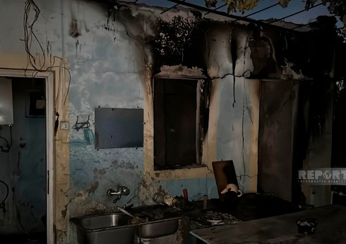 Sumqayıtda evdə yanğın olub, hadisənin qəsdən törədildiyi iddia olunur - YENİLƏNİB