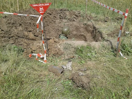 ANAMA cəbhəyanı rayonlarda partlamamış hərbi sursat aşkarlayıb