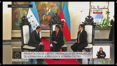 Honduras Prezidenti Azərbaycan səfirinin etimadnaməsini qəbul edib