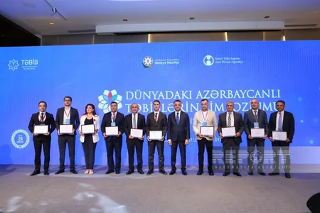 Dünyadakı Azərbaycanlı Təbiblərin Simpoziumunun bağlanış mərasimi keçirilib