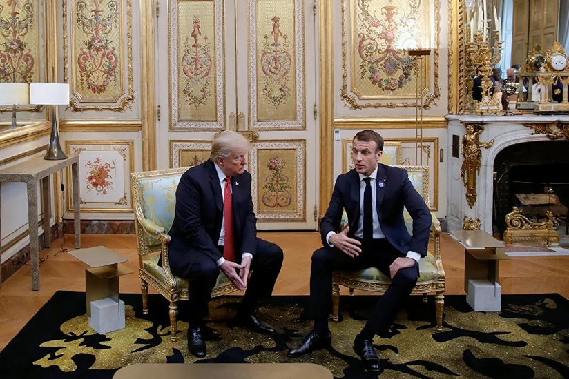 Fransa Prezidenti amerikalı həmkarına Avropada təhlükəsizliyi möhkəmləndirməyin zəruriliyini bildirib