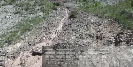 İsmayıllıda torpaq sürüşməsi olub, bir neçə fərdi yaşayış evi təhlükəli vəziyyətlə üzləşib