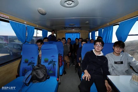 Bir qrup şagirdin Şamaxı Safari Parkına ekskursiyası təşkil olunub - FOTO