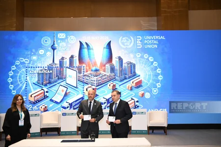 Avropa və MDB Poçt Liderlərinin I Forumuna həsr olunmuş xatirə poçt markası buraxılıb