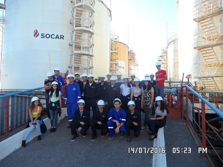 BHOS students take internship at Neft Dashlari