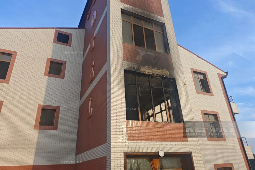 Cəlilabadda hoteldə baş verən yanğın söndürülüb - YENİLƏNİB