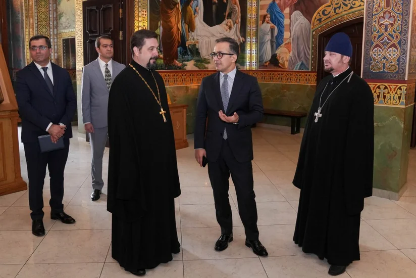 Dini Komitənin sədri Müqəddəs Məryəmin Mövludu kilsəsinin fəaliyyəti ilə tanış olub