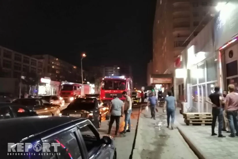 Xırdalanda un məmulatları dükanında yanğın olub