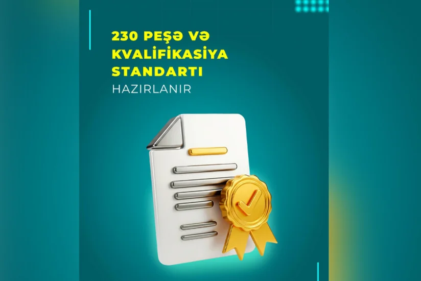 İlin sonunadək 200-dən çox peşə və kvalifikasiya standartı təsdiqlənəcək