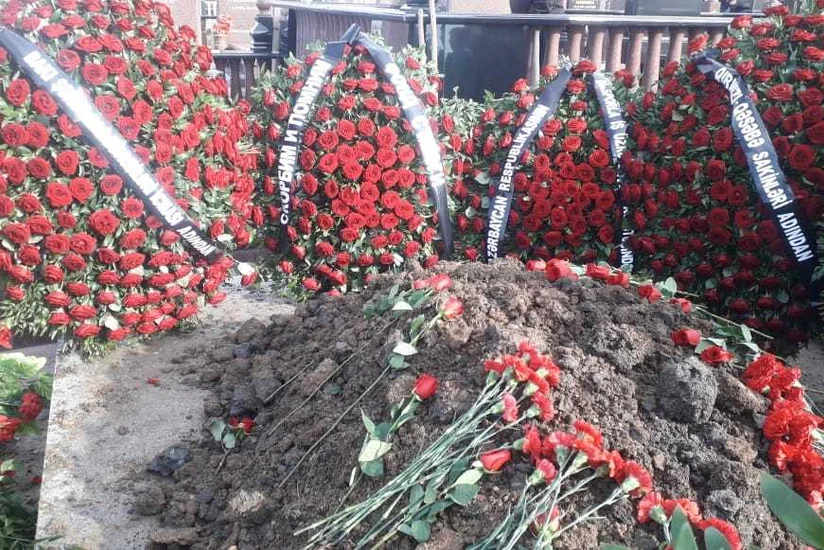 Mərhum deputat Yevda Abramov dəfn edilib - FOTO - VİDEO - YENİLƏNİB-3