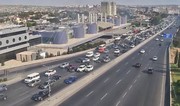 Bakının bir sıra yollarında tıxac yaranıb