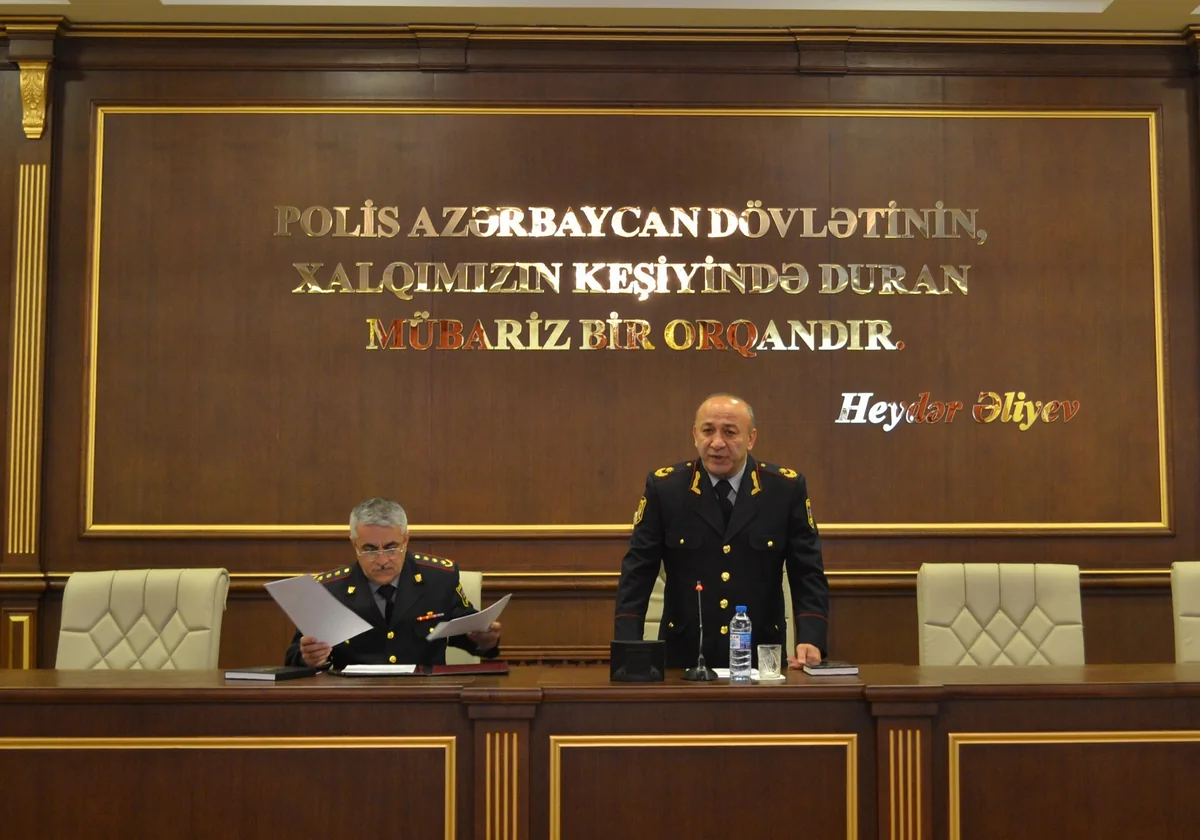 Bakı Şəhər Baş Polis İdarəsində Heydər Əliyevin xatirəsi anılıb