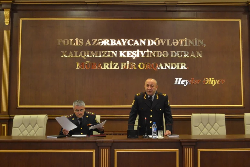 Bakı Şəhər Baş Polis İdarəsində Heydər Əliyevin xatirəsi anılıb