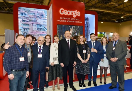 Prezident İlham Əliyev “AITF-2017” XVI Azərbaycan Beynəlxalq turizm və səyahətlər sərgisi ilə tanış olub - YENİLƏNİB
