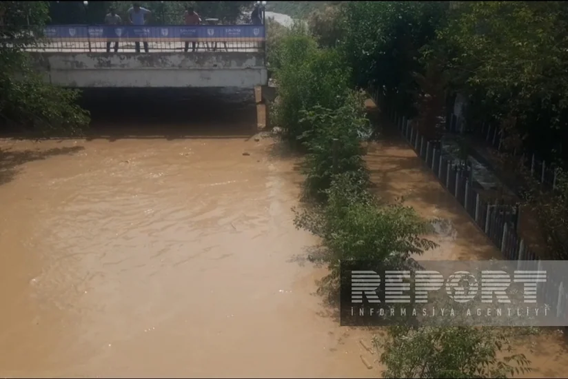Bolqarçayın yuxarı axınında suyun səviyyəsi azalıb