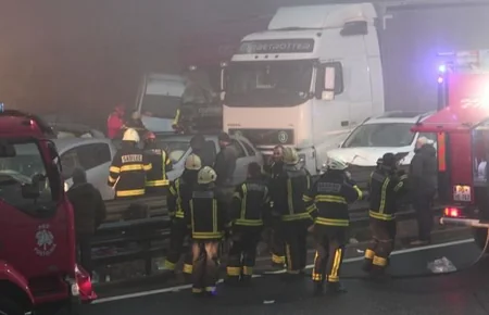 Sloveniyada 70 avtomobil toqquşub: 4 ölü, 30 yaralı - VİDEO - YENİLƏNİB
