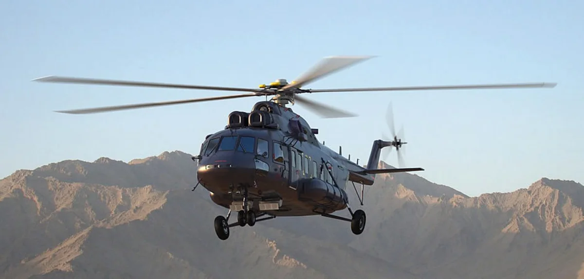 Rusiyada helikopterə atəş açıldı