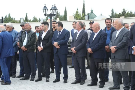 Avtoqəzada həlak olan hərbçi Binə Şəhidlər Xiyabanında torpağa tapşırılıb