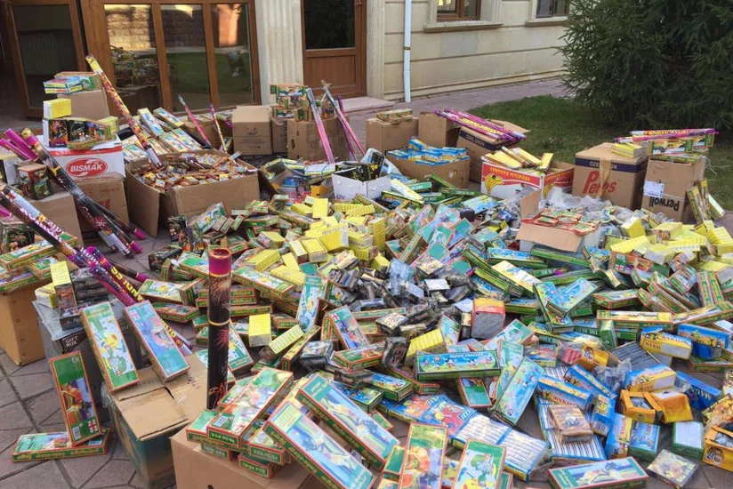 Göyçayda mağazada pirotexniki vasitələr satan şəxs müəyyəb edilib