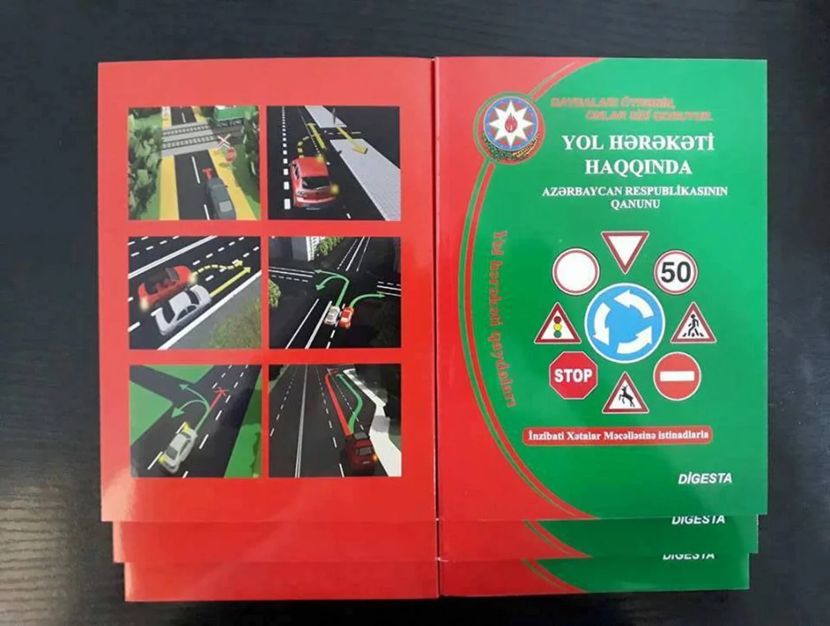 Yol hərəkəti qaydaları ilə bağlı yeni kitab çap olunub