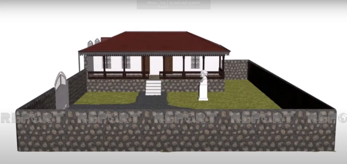 Şuşada Bülbülün evinin ilkin bərpa layihəsi hazırlanıb