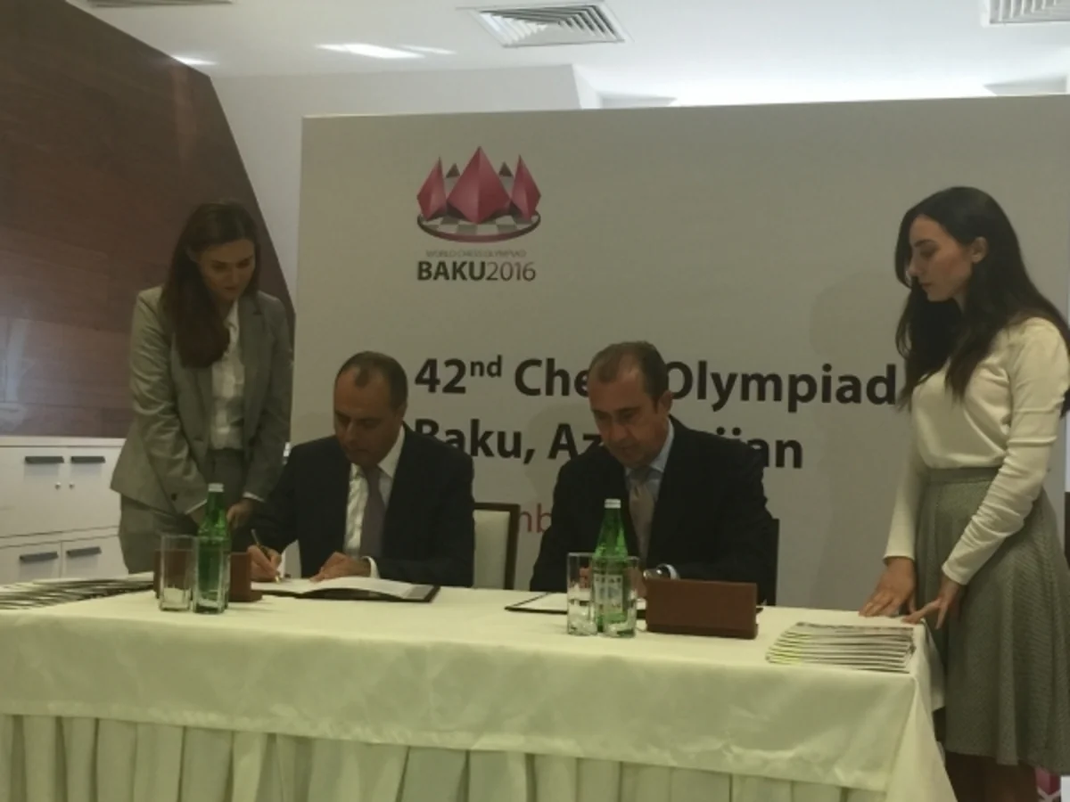 Baku Chess Olympiad Operating Committee signs MoC with hotels
