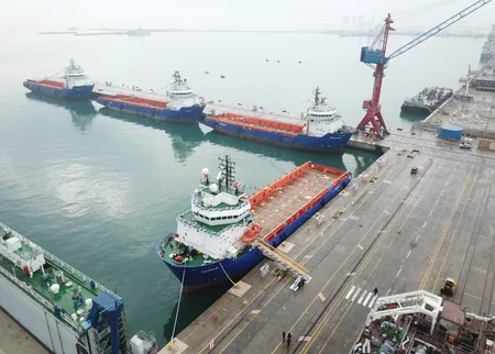 President Ilham Aliyev attended ceremony to launch first tanker built at Baku Shipyard
