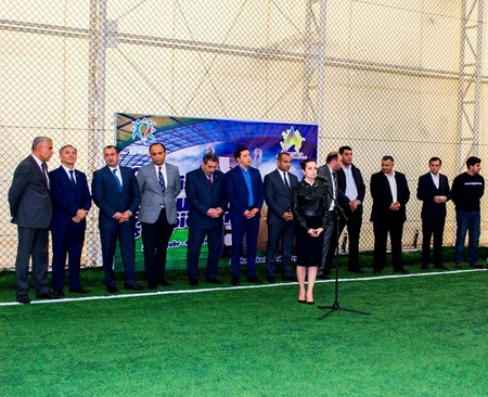 Gənc jurnalistlərin 1-ci Futbol Çempionatının açılış mərasimi keçirilib