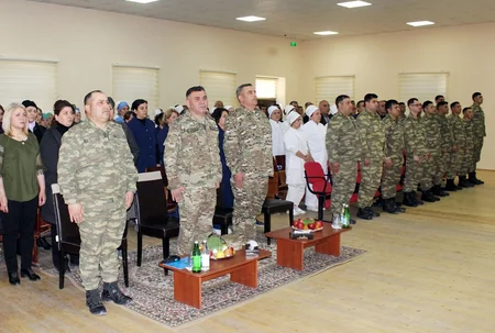 Novruz bayramı münasibətilə Azərbaycan Ordusunda silsilə tədbirlər keçirilib