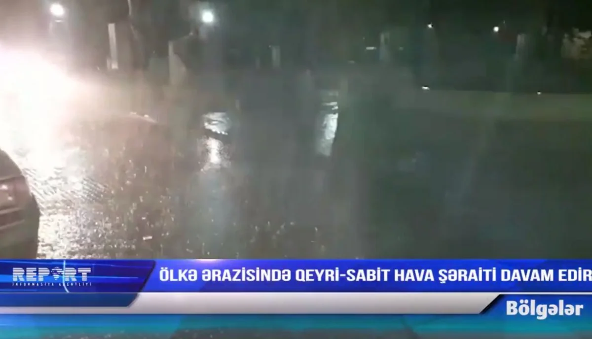 Ölkə ərazisində qeyri-sabit hava şəraiti davam edir - FAKTİKİ HAVA - VİDEO