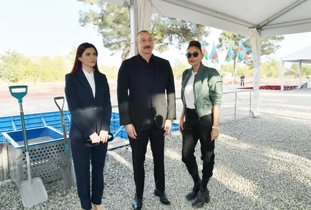 İlham Əliyev və Mehriban Əliyeva Zəngilan rayonunda olublar