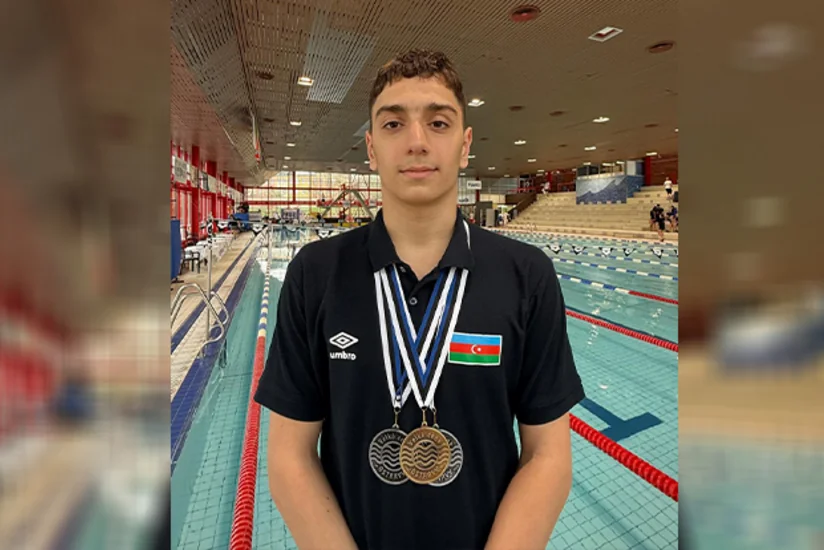 Qran-pridə üç medal qazanan azərbaycanlı üzgüçü: “Hədəfim Avropa çempionu olmaq və rekordları yeniləməkdir”