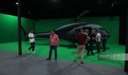 Group of international travelers visits Hochazfilm studio in Azerbaijan's Lachin