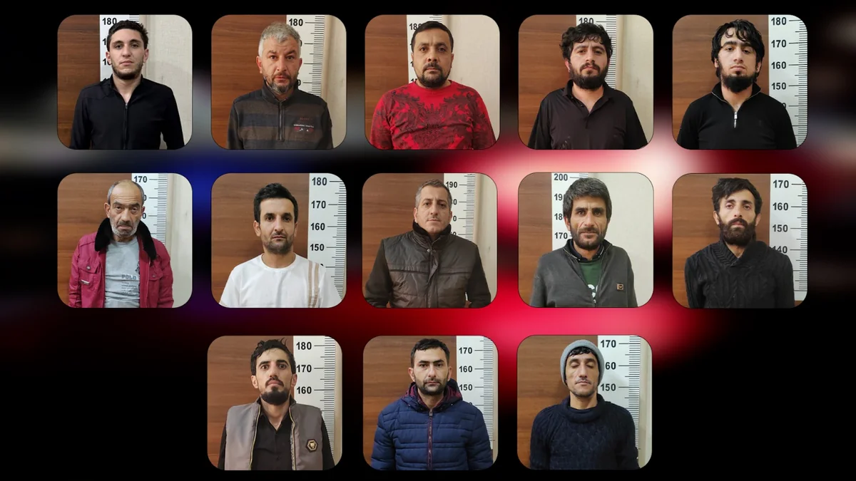 Bakıda narkokuryerliklə məşğul olmaqda şübhəli bilinən 6 nəfər saxlanılıb