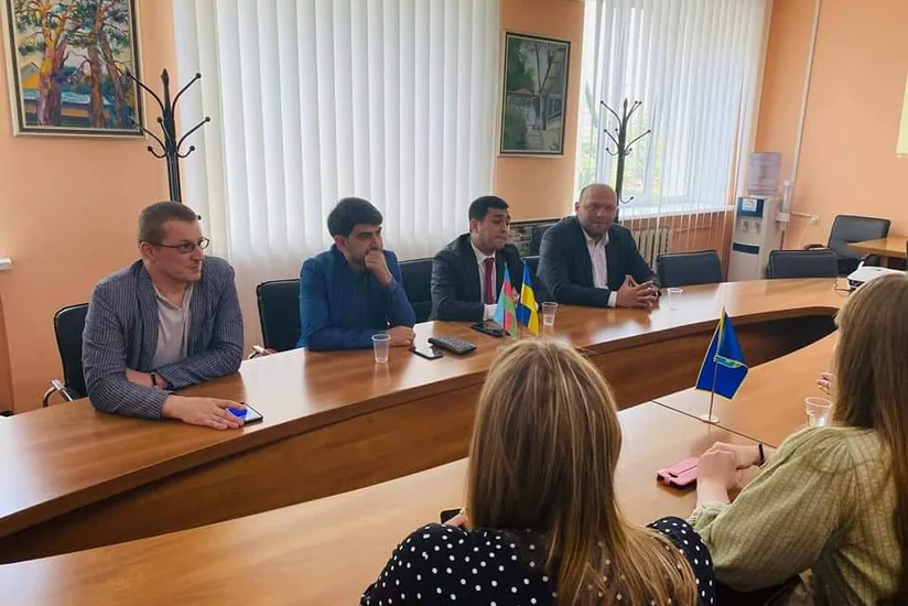 Azərbaycanlı jurnalistlər Ukraynanın media təmsilçiləri və ekspertləri ilə görüşüblər
