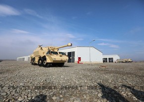 Боевая подготовка азербайджанских артиллеристов 