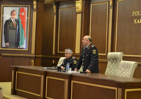 Bakı Şəhər Baş Polis İdarəsində Qələbə Günü qeyd olunub