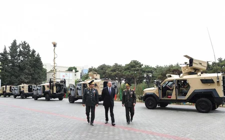 President Ilham Aliyev attended the opening of a new administrative building of General Staff of Armed Forces