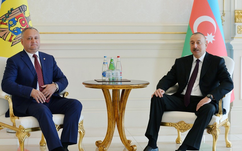 İqor Dodon Prezident İlham Əliyevə məktub göndərib