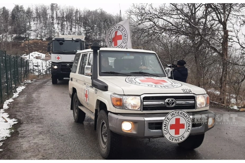 По дороге Ханкенди-Лачын беспрепятственно проехали автомобили МККК