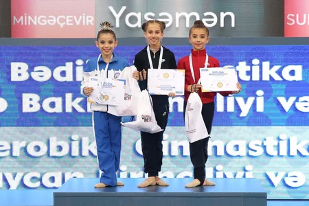 Bədii və aerobika gimnastikası üzrə Azərbaycan birinciliklərinə yekun vurulub