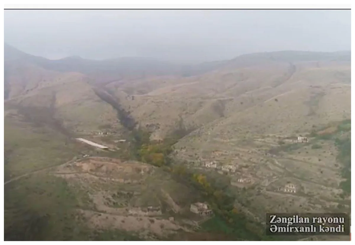 Zəngilanın Əmirxanlı kəndinin görüntüləri