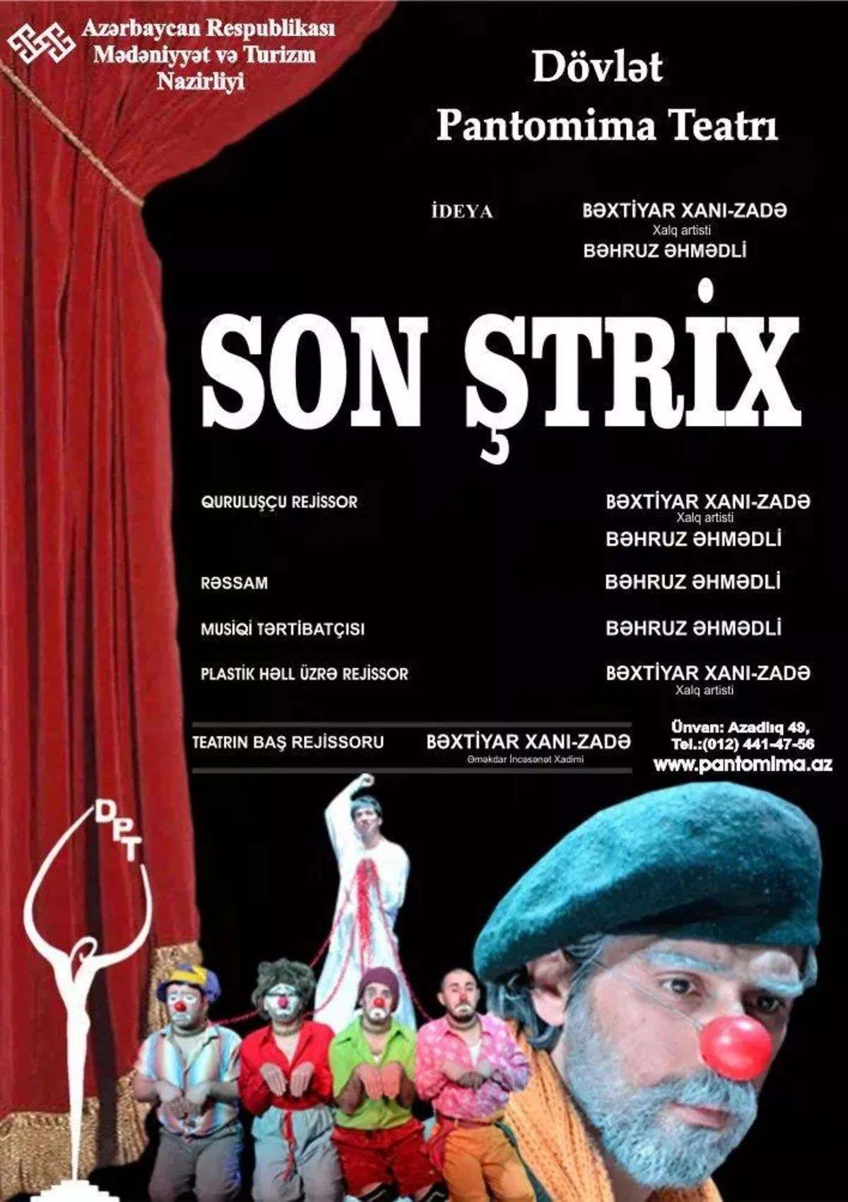 Pantomima Teatrı Gürcüstanda keçiriləcək festivalda iştirak edəcək