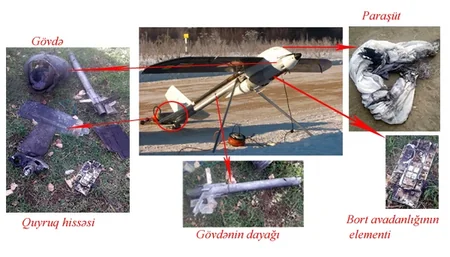 Azərbaycan ordusunun məhv etdiyi Ermənistanın pilotsuz uçan aparatının modeli açıqlanıb - FOTO